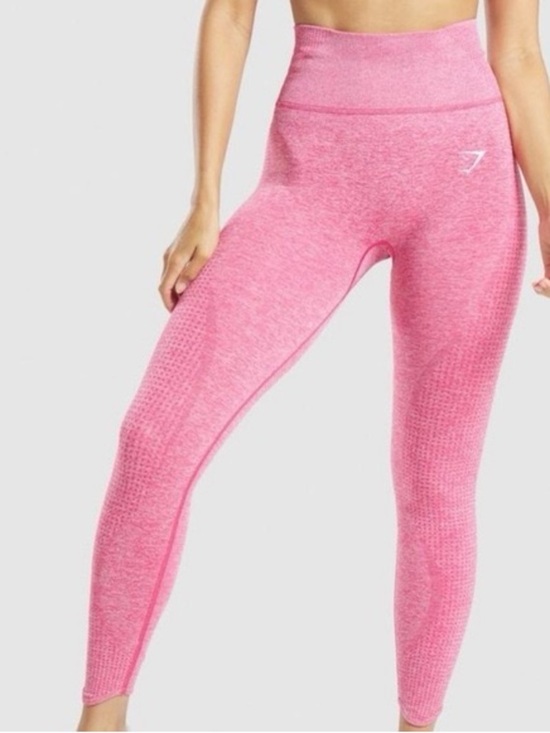 Gymshark Pants - Gymshark Pink Marl Vital Leggings ~small